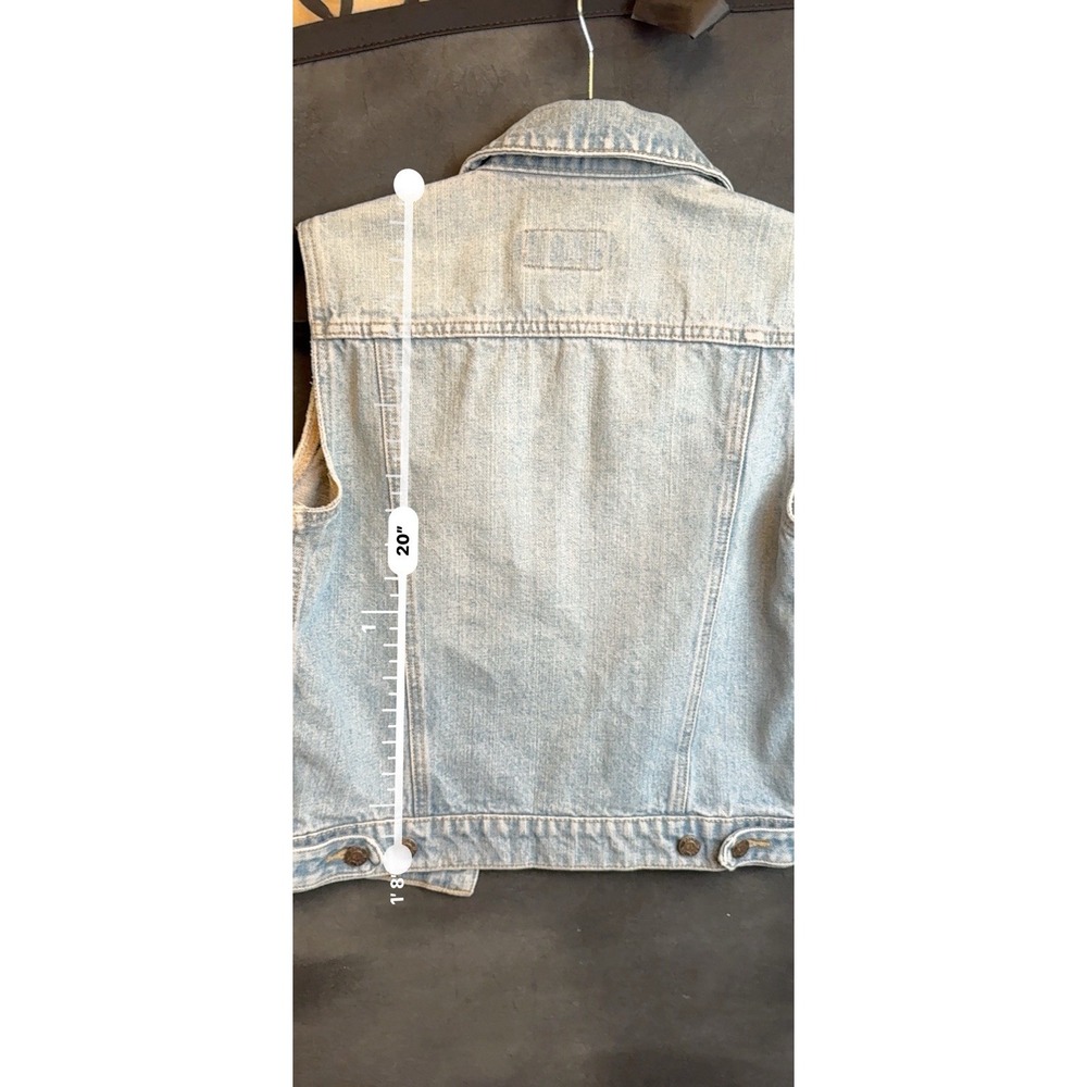 POLO JEANS CO. RALPH LAUREN Jean Vest Size Small‎ - Picture 8 of 8